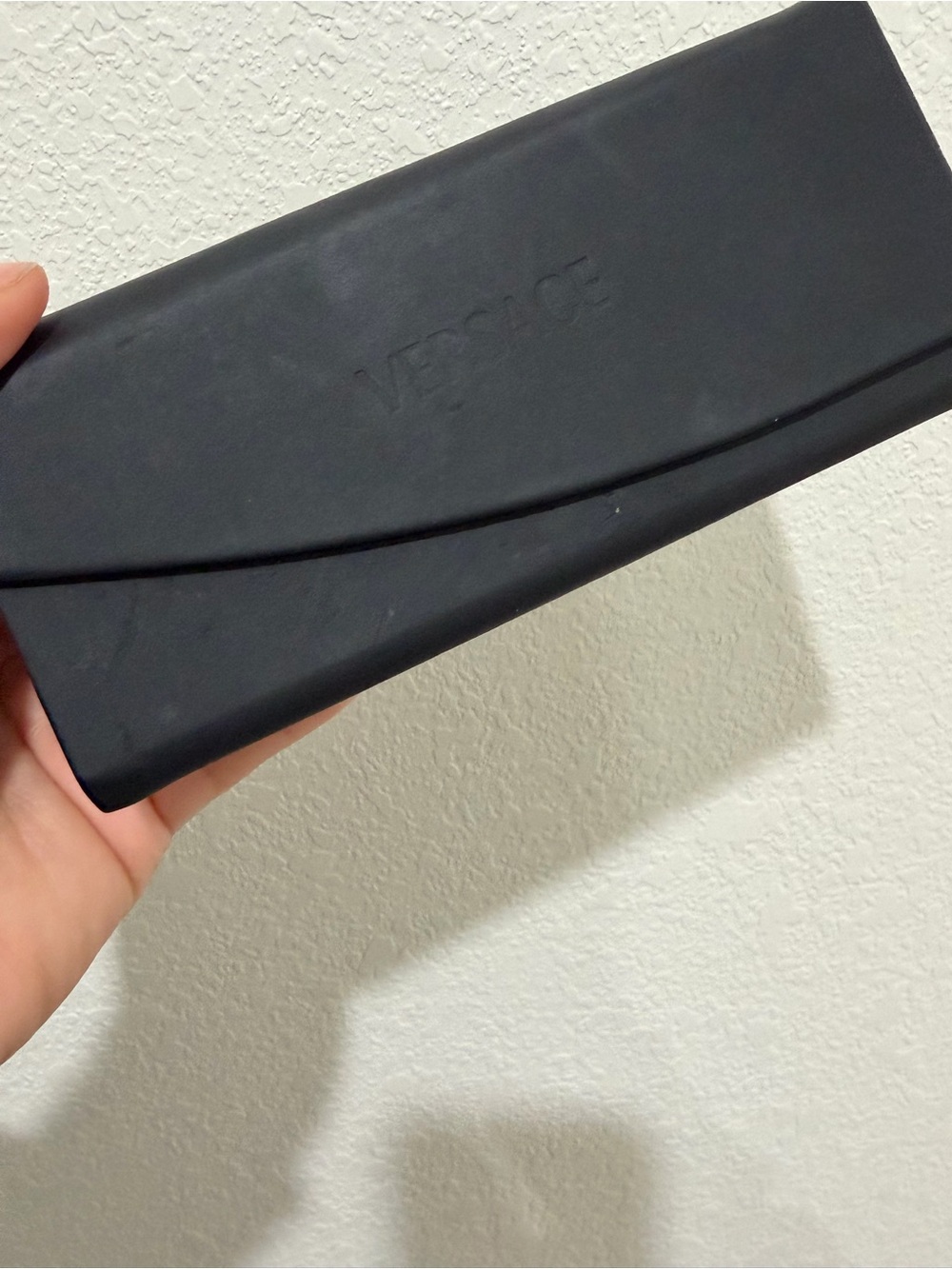 Versace Matte Black Sunglasses Case